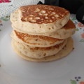 El cooksnap de Esther Soto cuando hizo Hot cakes.