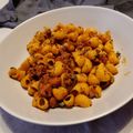 El cooksnap de Montse Casellas - Trasteamos en mi Cocina? cuando hizo *Coditos con chorizo* (plato único).
