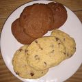 El cooksnap de Nati 💛🖤 cuando hizo Cookies de Gofio con chispas de chocolate.