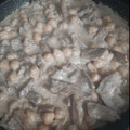 El cooksnap de Nuria Cordero cuando hizo Garbanzos trufados.