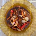 Cooksnap Hanis Izzati Hasni semasa beliau membuat Ayam masak kicap mama Intan mudah dan senang.
