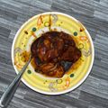 Cooksnap Amrina Nasuha semasa beliau membuat Ayam masak kicap simple.