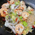รูป Cooksnap ของ Trakarnta Pramoon เมื่อเขาทำ ผัดหมี่กระเฉดพริกสด กุ้งเด้งๆ