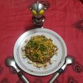Sanjana Lohana का कुकस्नैप जब उन्होंने स्प्राउट चाट बनाया था।