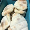 El cooksnap de Karla M. Ross cuando hizo Pan pita casero.