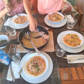 El cooksnap de Adolfo Aliaga cuando hizo Espaguetis a la Carbonara versión italiana.