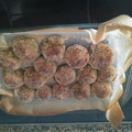 El cooksnap de Ana Pilar cuando hizo Albóndigas de calabacín con salsa de tomate casero.