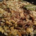 El cooksnap de Paola Lozano Zafra cuando hizo Arroz con setas.