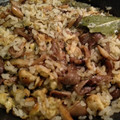 El cooksnap de Paola Lozano Zafra cuando hizo Arroz con setas.