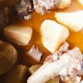 Kashaf Khan's cooksnap of when they made Aloo Gosht.