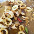 Cooksnap Rabia Adawiyah semasa beliau membuat Sotong masak kunyit #kchup.