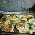 El cooksnap de María Gracia cuando hizo Lasagna de berenjenas, y carne con salsa de queso.