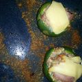 El cooksnap de Naty Noel cuando hizo Zapallitos rellenos de carne picada con queso mozzarella gratinada.
