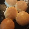 El cooksnap de María Carolina Machado cuando hizo Pebetes o pan de viena.