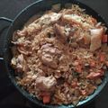 El cooksnap de Luis cuando hizo Arroz con pollo teriyaki.