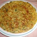 El cooksnap de Kiko cuando hizo Tortilla de calabacines.