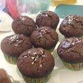 Réka Cooksnap-ja, amikor elkészítette a(z) Duplacsokis muffin receptet.