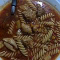 El cooksnap de Magela Cruz cuando hizo Guiso de fideo entre fino.