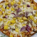 Poonam Gupta's cooksnap of when they made Brown bread pizza.