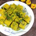 Varsha Karia I M Crazy About Cooking's cooksnap of when they made નાયલોન ખમણ (Nylon Khaman Recipe In Gujarati).