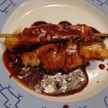 El cooksnap de alby cuando hizo Salmón con salsa de miel.