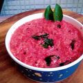 Neeta Bhatt का कुकस्नैप जब उन्होंने बीटरूट हम्मस। (Beetroot hummus recipe in Hindi) बनाया था।