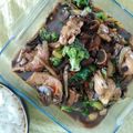 El cooksnap de Yasmin cuando hizo Pollo, brócoli y champiñones con salsa de soja.