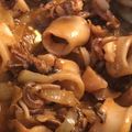 El cooksnap de Aurora Revenga Diaz cuando hizo Calamares encebollados.
