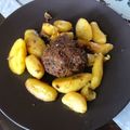 Cooksnap από Sitronella στη συνταγή Μπιφτέκια με καραμελωμένες πατάτες στον φούρνο