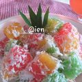 Cooksnap dari Ien Sri Nuraini untuk resep Ongol ongol singkong Rainbow