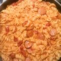 hustler820's cooksnap of when they made Cheesy one pot smoked sausage pasta.