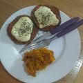 El cooksnap de Valeria cuando hizo Milanesas de Berenjenas Napolitanas con Calabaza.