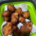 El cooksnap de Mara Andrada cuando hizo Buñuelos dulces.