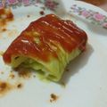 El cooksnap de Meel cuando hizo Niños envueltos con repollo.
