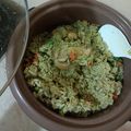 El cooksnap de Jean Carlos Huaccha Chugnas cuando hizo Arroz con Pollo Rápido (en olla arrocera).
