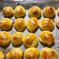 ranran Cooksnap-ja, amikor elkészítette a(z) Sajtfánk, sajtos pufi receptet.