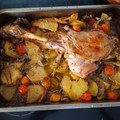 El cooksnap de Tere Redondo cuando hizo Pierna de cordero lechal al horno.