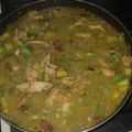 El cooksnap de isa domin cuando hizo Fajitas de Pollo con Calabazas en Salsa Verde.