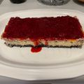 El cooksnap de Johanna Carolina Reichberg cuando hizo 🇺🇸 CHEESECAKE con CHOCOLATE BLANCO y FRAMBUESA (Estados Unidos).
