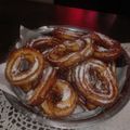 El cooksnap de Andrea Escudero cuando hizo Churros caseros.