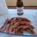 El cooksnap de SuperDesyLaChef cuando hizo Gambas a la plancha en Airfryer.