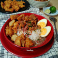 Cooksnap dari Irma Rays untuk resep Nasi Bakmoy Ayam plus Gorengan Udang
