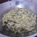 Cooksnap dari Rizqi Khoirunnisa untuk resep Tumis Jantung Pisang - Tips memasak Jantung pisang agar tidak hitam