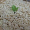 El cooksnap de Gabriela Diez cuando hizo Arroz blanco de cocido con piel de limón.