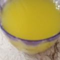 Mahreen Rauf 's cooksnap of when they made Orange and Mango juice.