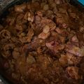 Kate's cooksnap of when they made Chicken Gizzard Liver Heart Masala.
