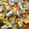 El cooksnap de Manuel cuando hizo Migas de Sémola de Trigo.