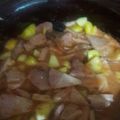 El cooksnap de Minutti Bonita Cocowhas cuando hizo Chuleta ahumada con manzana en salsa de chipotle.