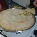 El cooksnap de Maru cuando hizo Tarta de zapallitos.