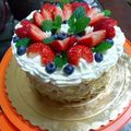  Ting匠手作 的 杏仁草莓蛋糕(戚風蛋糕) cooksnap
